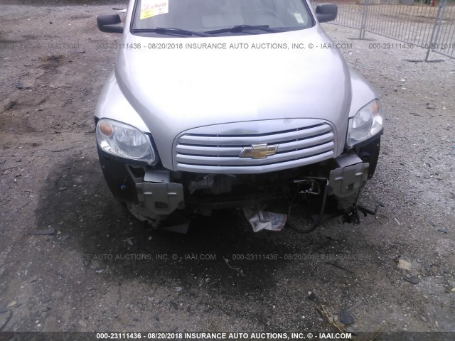 3GNDA13DX8S628274 - 2008 CHEVROLET HHR LS Plata foto 6