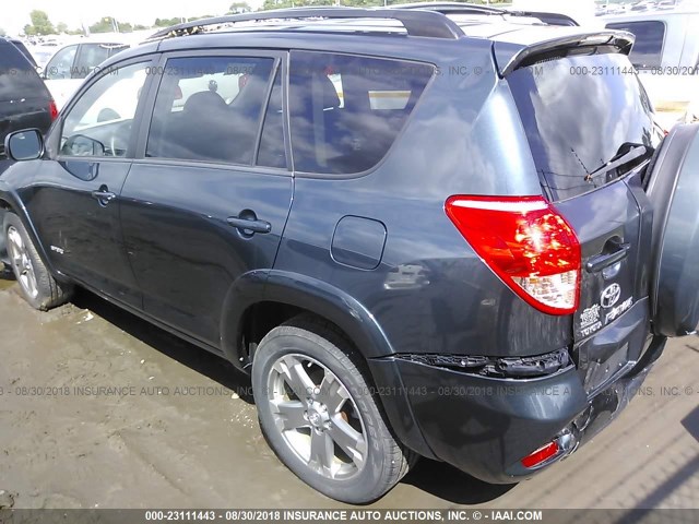 JTMBK32V485041792 - 2008 TOYOTA RAV4 SPORT BLUE photo 3