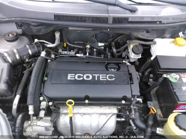 KL1TD5DE6AB079823 - 2010 CHEVROLET AVEO LS/LT 灰色 照片 10