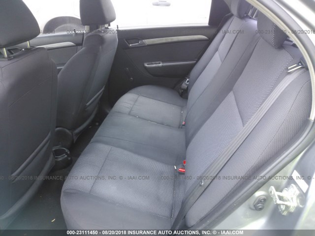 KL1TD5DE6AB079823 - 2010 CHEVROLET AVEO LS/LT 灰色 照片 8