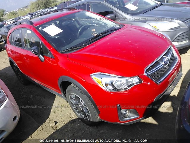 JF2GPABCXG8292793 - 2016 SUBARU CROSSTREK PREMIUM წითელი ფოტო 1
