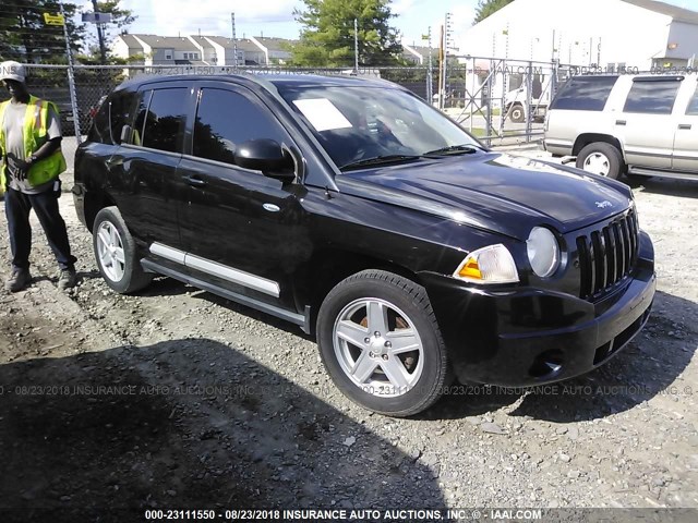 1J4NT1FA7AD617581 - 2010 JEEP COMPASS SPORT BLACK photo 1