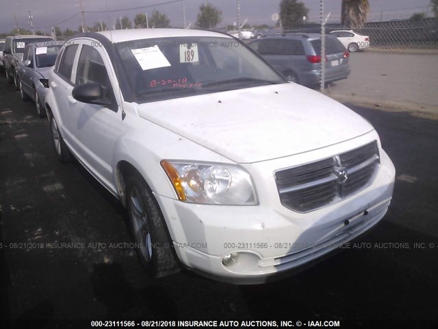 1B3CB3HA1BD117878 - 2011 DODGE CALIBER MAINSTREET WHITE photo 1