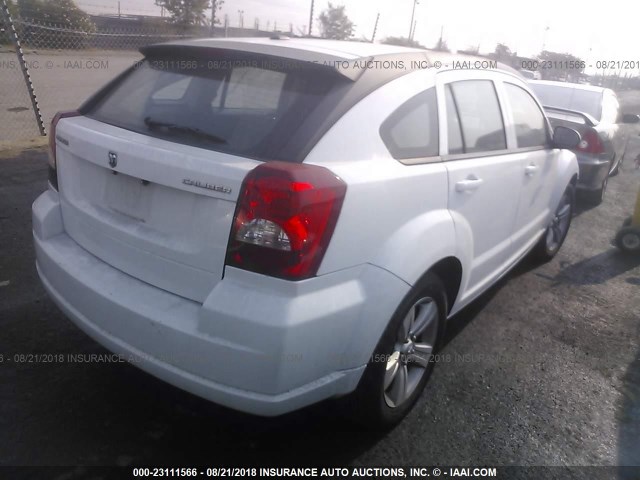 1B3CB3HA1BD117878 - 2011 DODGE CALIBER MAINSTREET WHITE photo 4