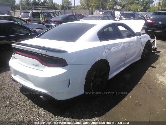 2C3CDXGJ0HH575543 - 2017 DODGE CHARGER R/T 392 WHITE photo 4