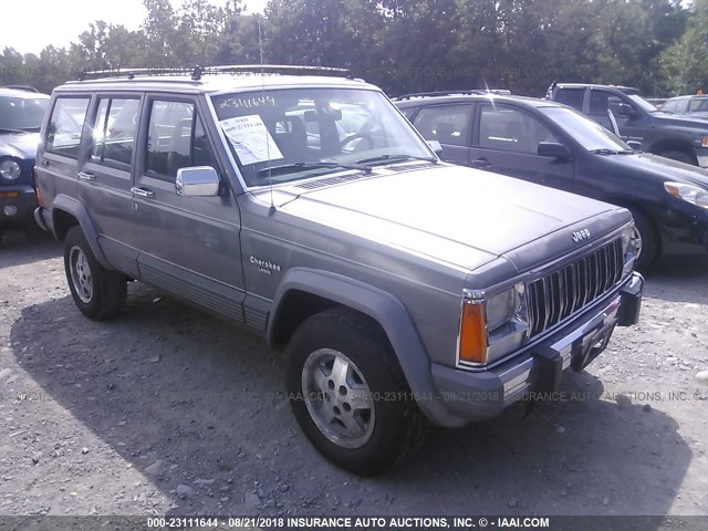 1JCMT7842JT236821 - 1988 JEEP CHEROKEE LAREDO GRAY photo 1