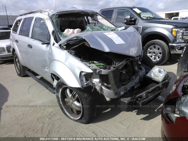 1D8HD38K37F541115 - 2007 DODGE DURANGO SXT SILVER photo 1