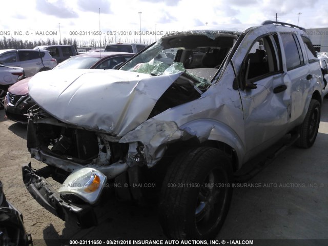 1D8HD38K37F541115 - 2007 DODGE DURANGO SXT SILVER photo 6