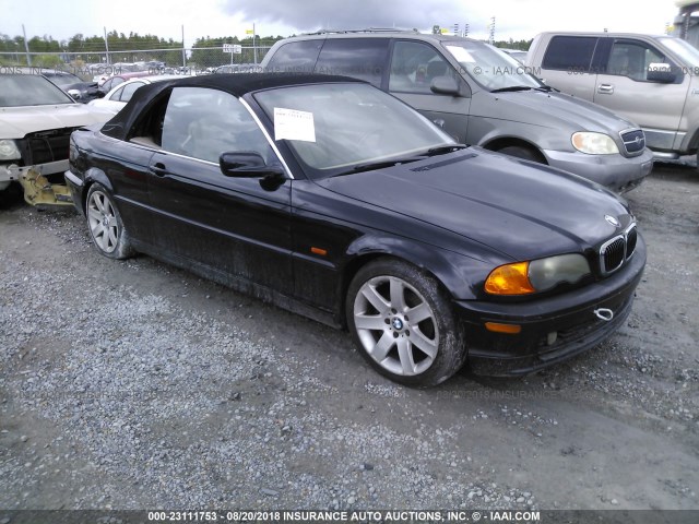 WBABR3343YEG01156 - 2000 BMW 323 CI BLACK photo 1