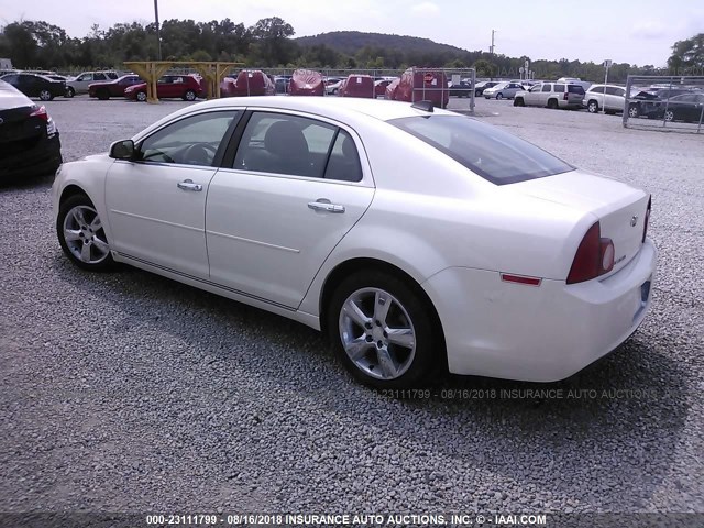 1G1ZD5E04CF235190 - 2012 CHEVROLET MALIBU 2LT WHITE photo 3