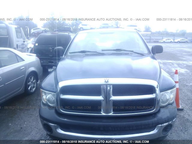 1D7HA18K24J173973 - 2004 DODGE RAM 1500 ST BLUE photo 6