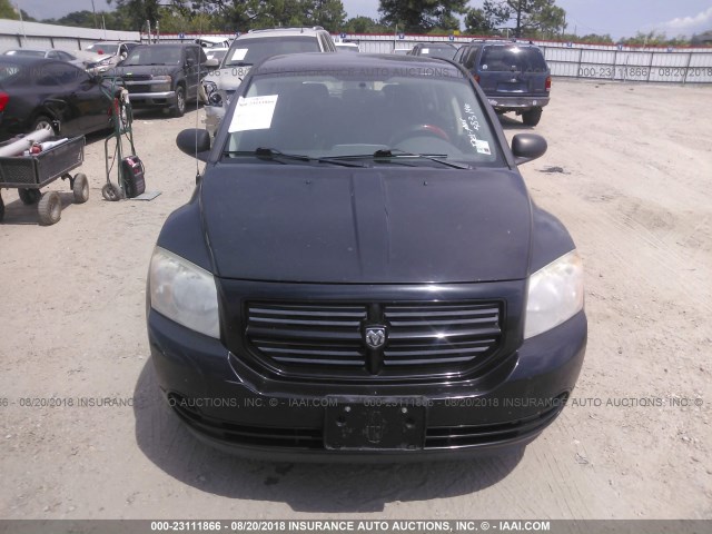 1B3HB28B88D583146 - 2008 DODGE CALIBER BLACK photo 6