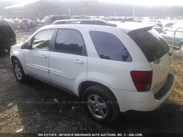 2CKDL63F876015173 - 2007 PONTIAC TORRENT WHITE photo 3