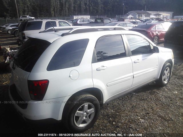 2CKDL63F876015173 - 2007 PONTIAC TORRENT WHITE photo 4