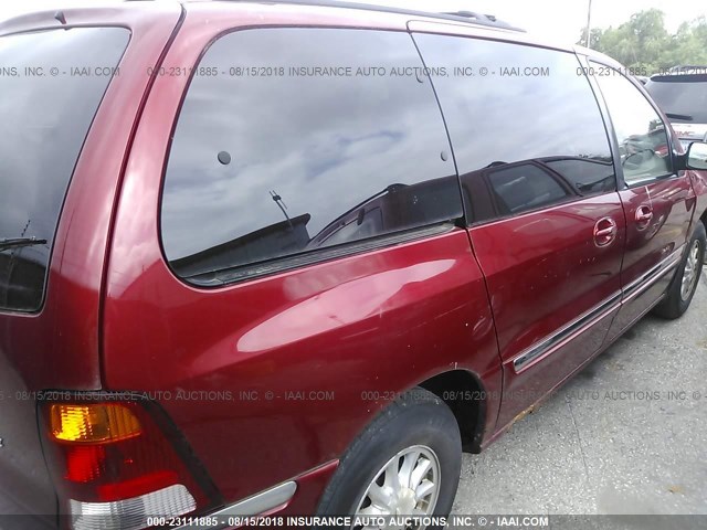 2FMZA5244YBC72946 - 2000 FORD WINDSTAR SE RED photo 4