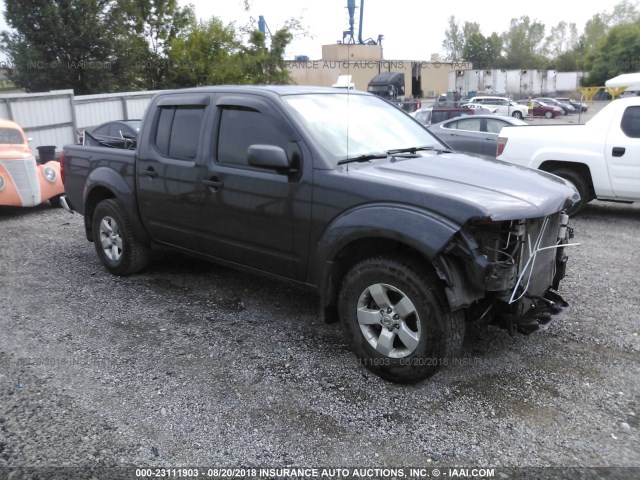 1N6AD0EV5AC401084 - 2010 NISSAN FRONTIER CREW CAB SE/LE/NISMO GRAY photo 1