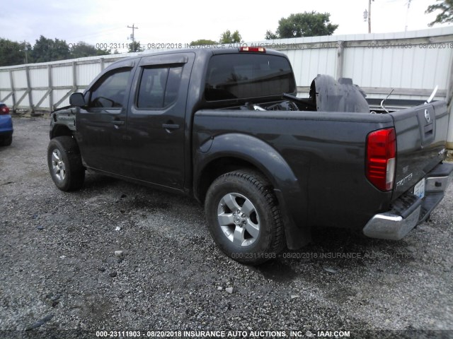 1N6AD0EV5AC401084 - 2010 NISSAN FRONTIER CREW CAB SE/LE/NISMO GRAY photo 3