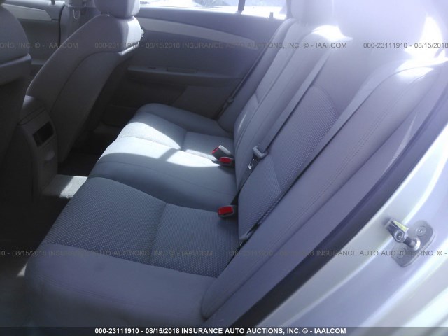 1G1ZH57B79F105349 - 2009 CHEVROLET MALIBU 1LT 银色 照片 8