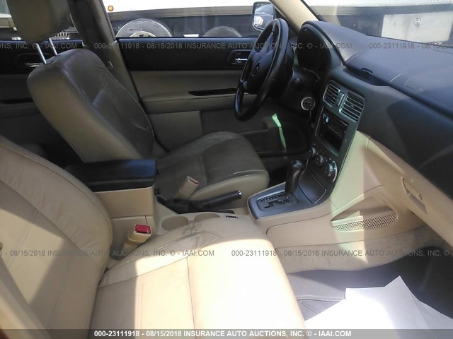 JF1SG65624H739694 - 2004 SUBARU FORESTER 2.5XS წითელი ფოტო 5