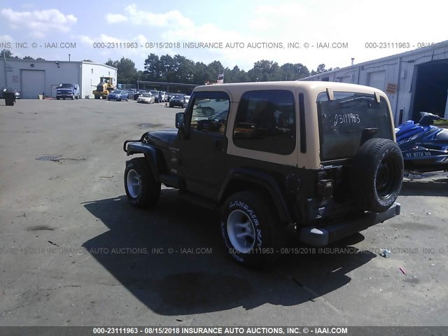 1J4FY49S1WP718228 - 1998 JEEP WRANGLER / TJ SAHARA BLACK photo 3