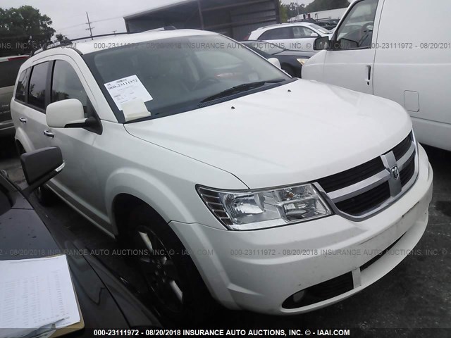 3D4PH9FV4AT234888 - 2010 DODGE JOURNEY R/T WHITE photo 1