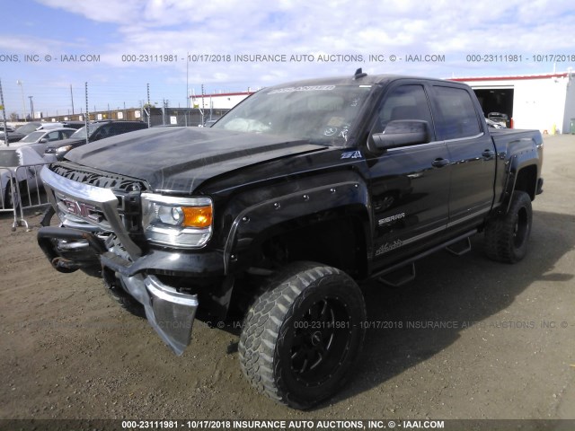 3GTU2UECXFG256169 - 2015 GMC SIERRA K1500 SLE BLACK photo 2