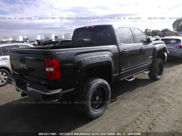 3GTU2UECXFG256169 - 2015 GMC SIERRA K1500 SLE BLACK photo 4