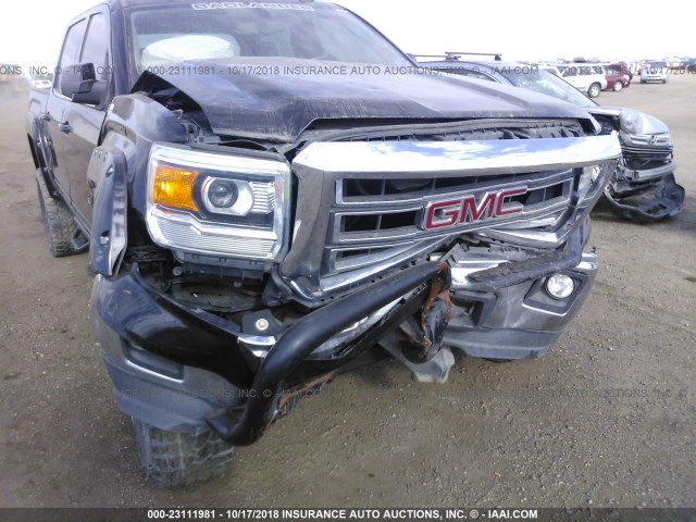 3GTU2UECXFG256169 - 2015 GMC SIERRA K1500 SLE BLACK photo 6