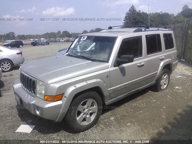 1J8HG58286C365205 - 2006 JEEP COMMANDER LIMITED Pewter photo 2