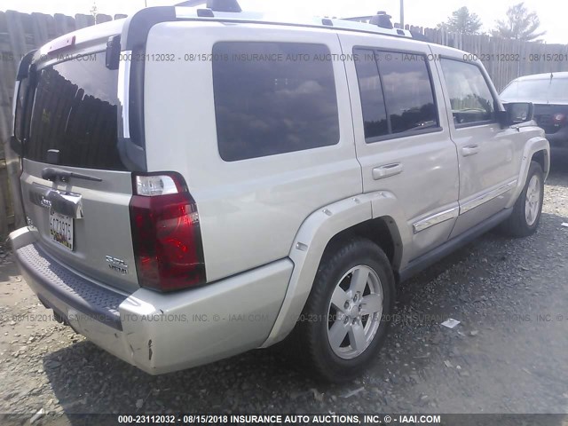 1J8HG58286C365205 - 2006 JEEP COMMANDER LIMITED Pewter photo 4
