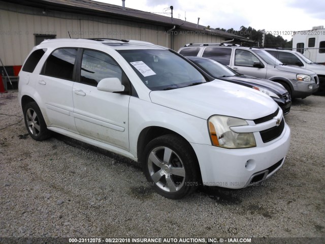 2CNDL537X86012153 - 2008 CHEVROLET EQUINOX SPORT WHITE photo 1