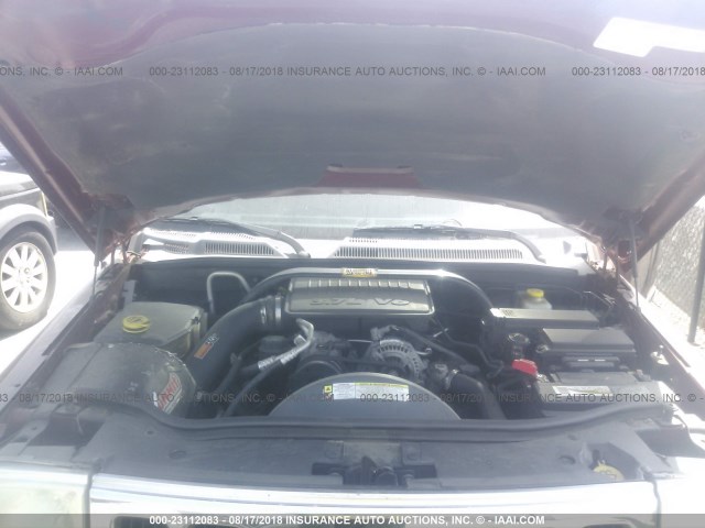 1J8HH48K07C576892 - 2007 JEEP COMMANDER 红色 照片 10