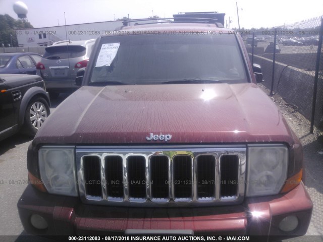 1J8HH48K07C576892 - 2007 JEEP COMMANDER 红色 照片 6