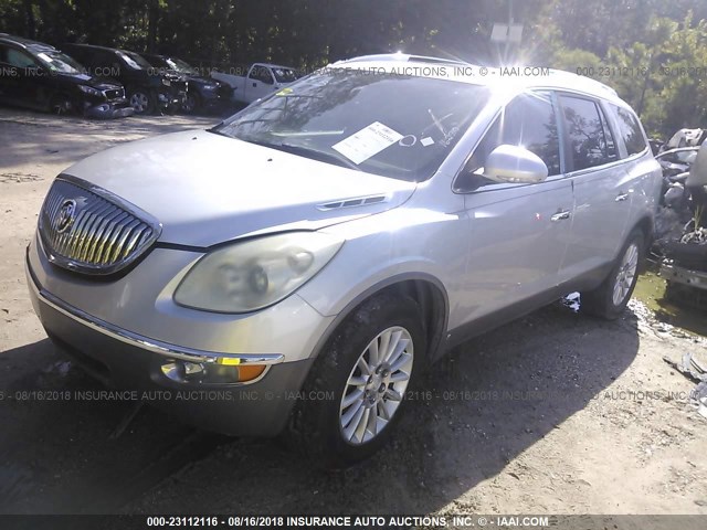 5GAEV23D29J162710 - 2009 BUICK ENCLAVE ვერცხლისფერი ფოტო 2