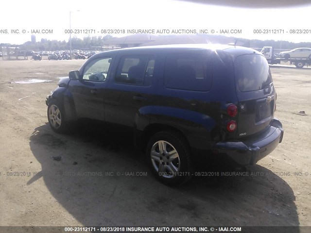 3GNBAEDB0AS626227 - 2010 CHEVROLET HHR LS BLUE photo 3
