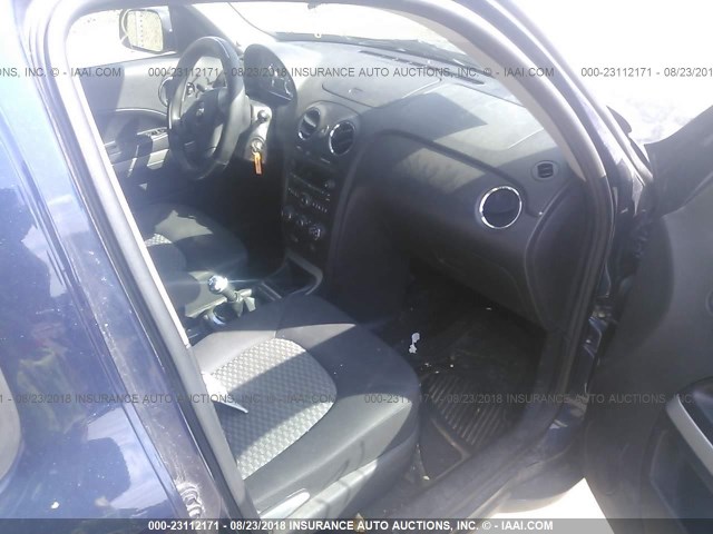 3GNBAEDB0AS626227 - 2010 CHEVROLET HHR LS BLUE photo 5