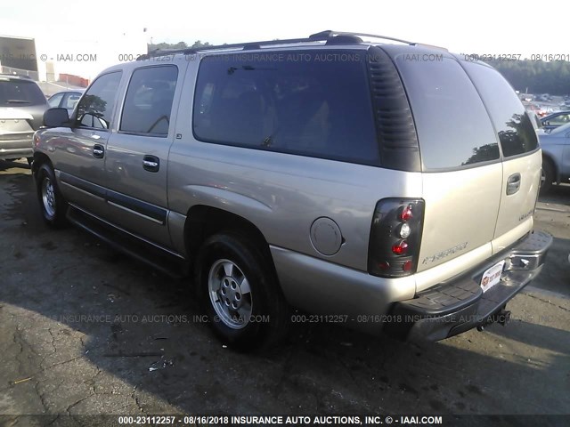 3GNEC16T21G243835 - 2001 CHEVROLET SUBURBAN C1500 GOLD photo 3