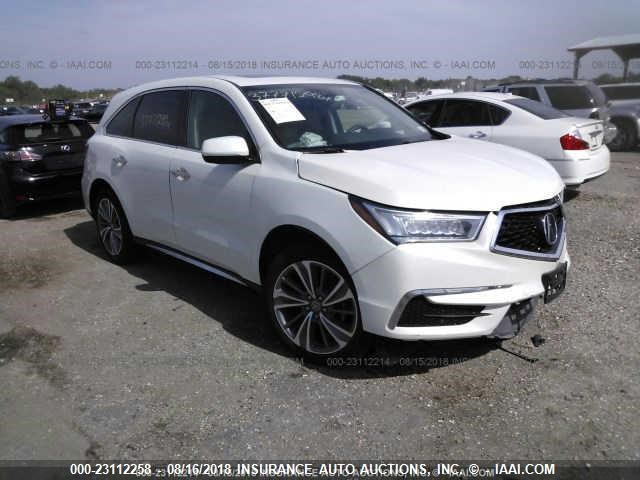5J8YD4H55JL005789 - 2018 ACURA MDX TECHNOLOGY WHITE photo 1
