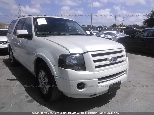 1FMJU1K51AEB55003 - 2010 FORD EXPEDITION LIMITED WHITE photo 1