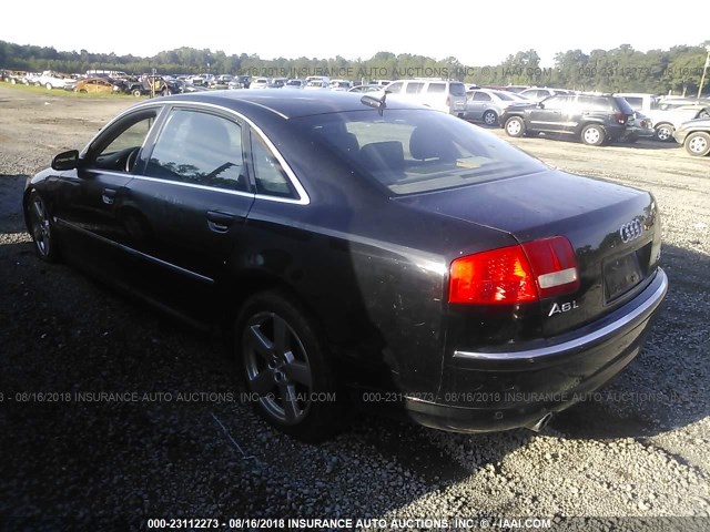 WAUML44E04N024908 - 2004 AUDI A8 L QUATTRO BLACK photo 3