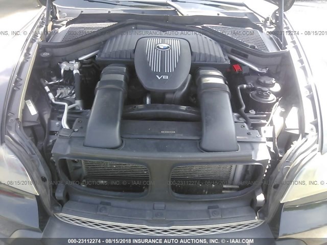 5UXFE83538L165180 - 2008 BMW X5 4.8I BLACK photo 10