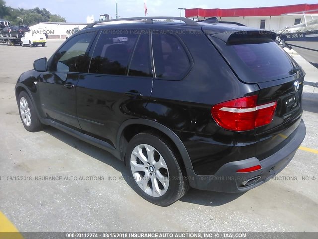 5UXFE83538L165180 - 2008 BMW X5 4.8I BLACK photo 3