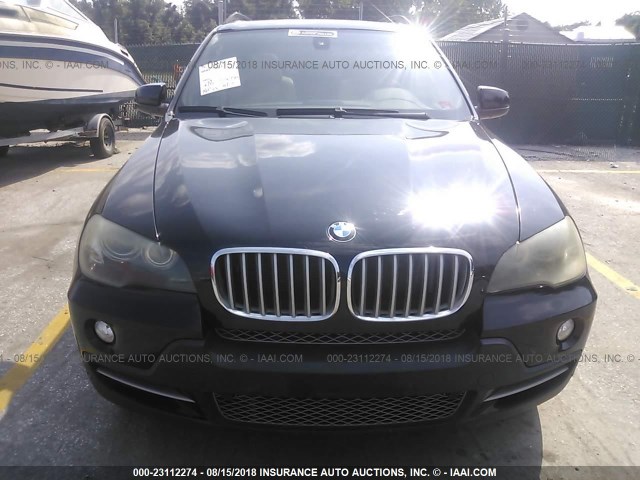 5UXFE83538L165180 - 2008 BMW X5 4.8I BLACK photo 6