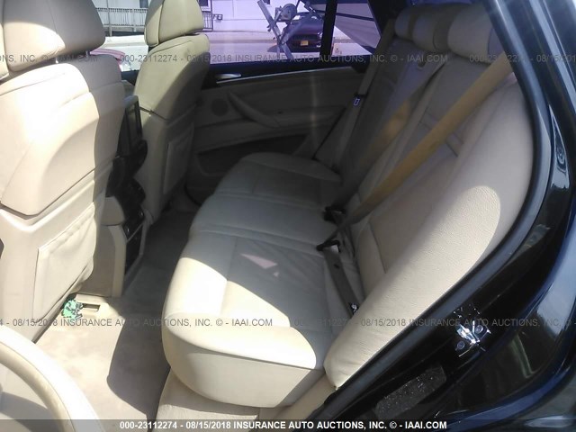 5UXFE83538L165180 - 2008 BMW X5 4.8I BLACK photo 8