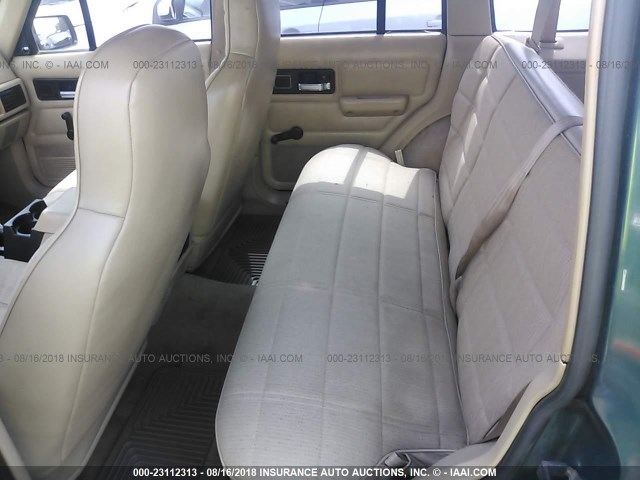 1J4FJ68S5TL314465 - 1996 JEEP CHEROKEE SPORT/CLASSIC მწვანე ფოტო 8