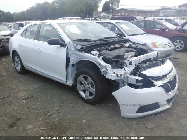 1G11A5SLXEF292775 - 2014 CHEVROLET MALIBU LS WHITE photo 1