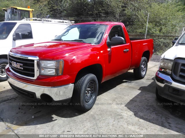 1GTN1TEX0CZ296616 - 2012 GMC SIERRA C1500 RED photo 2