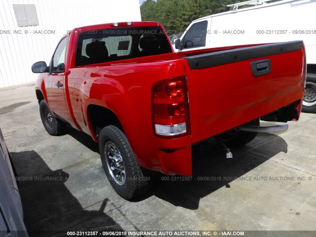 1GTN1TEX0CZ296616 - 2012 GMC SIERRA C1500 RED photo 3