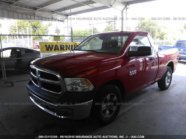 3C6JR6AG1EG101213 - 2014 RAM 1500 ST RED photo 2