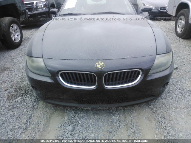 4USBT33585LR71577 - 2005 BMW Z4 2.5 BLACK photo 6